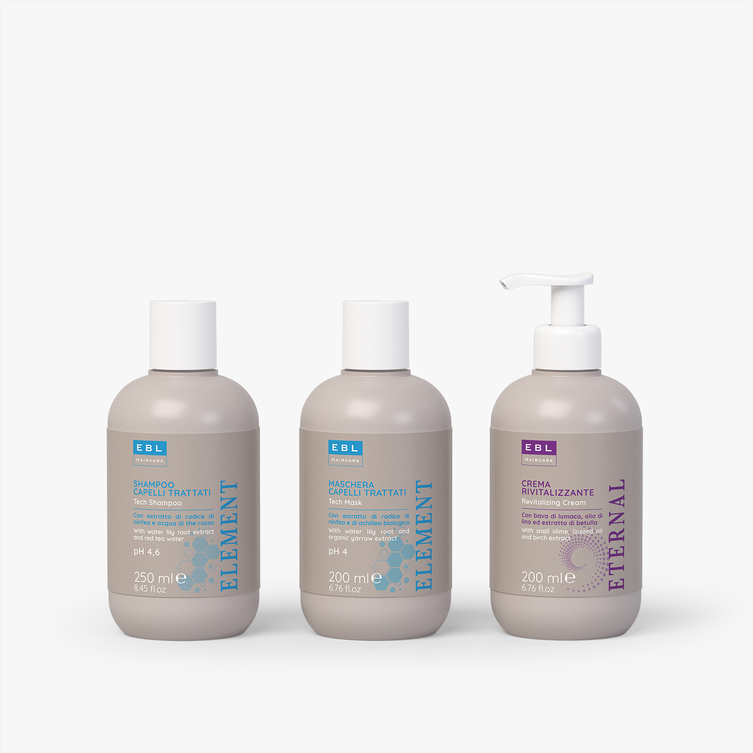 KIT 4 CAPELLI TRATTATI nuovo